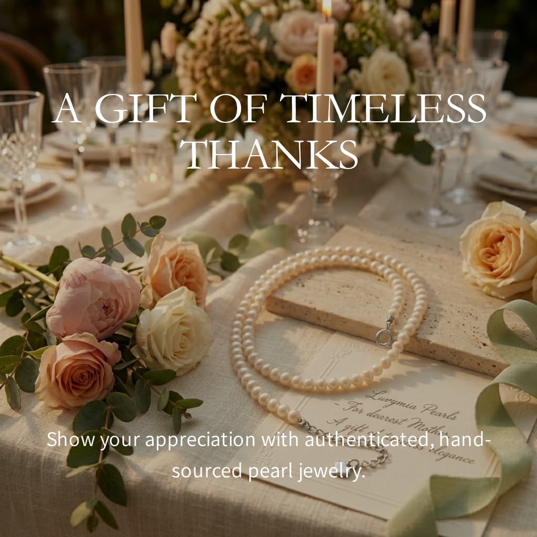 Minimalist 3–4mm freshwater seed pearl choker necklace with a 925 sterling silver clasp on a decorated table.